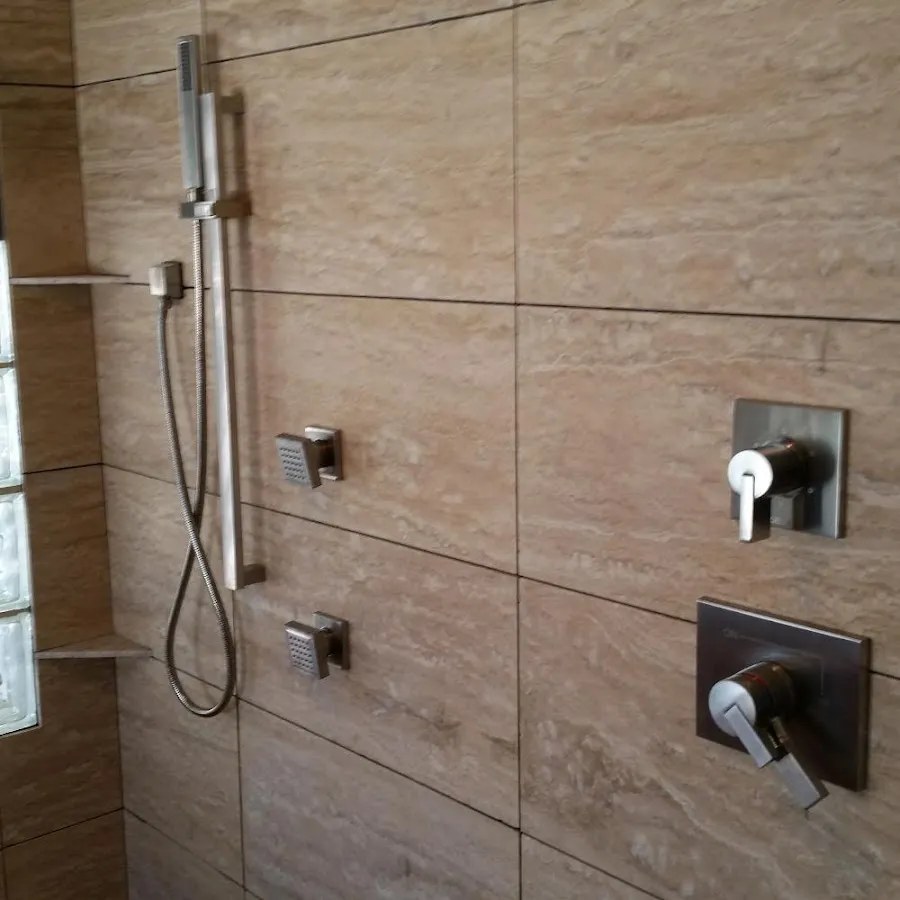 Shower fixture installation for Water Heater Replacement in Willmar
